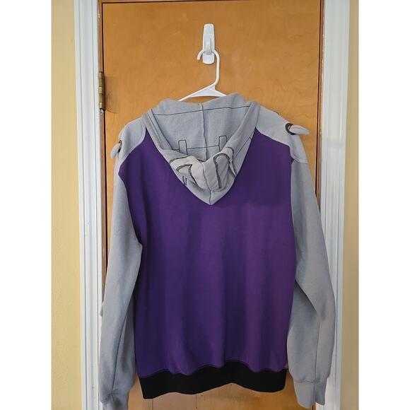 Teenage TURTLES MUTANT NINJA Men's ZIP Hoodie Jacket Grey L Ripple Junction - Picture 5 of 7